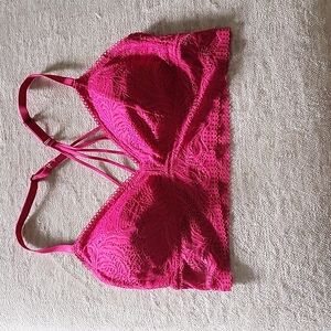 Women's Bralette, large, hot pink